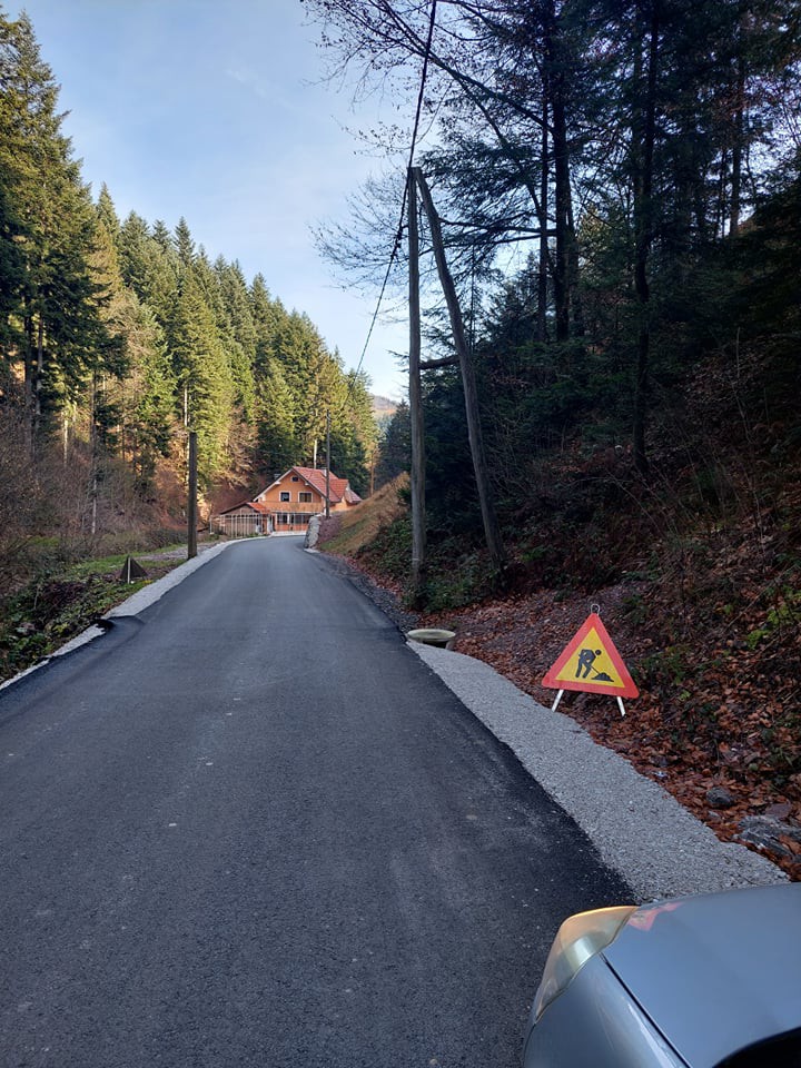 Obnova lokalne ceste Sovodenj - Javorjev Dol