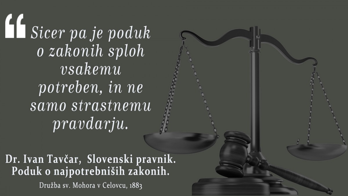 Tavčarjev prispevek k razvoju slovenske pravne kulture