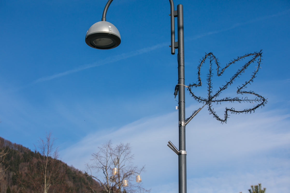 Praznična okrasitev v Javorjah FOTO: MATIC ZORMAN