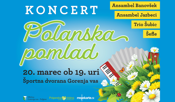 Pomlad prihaja s pesmijo