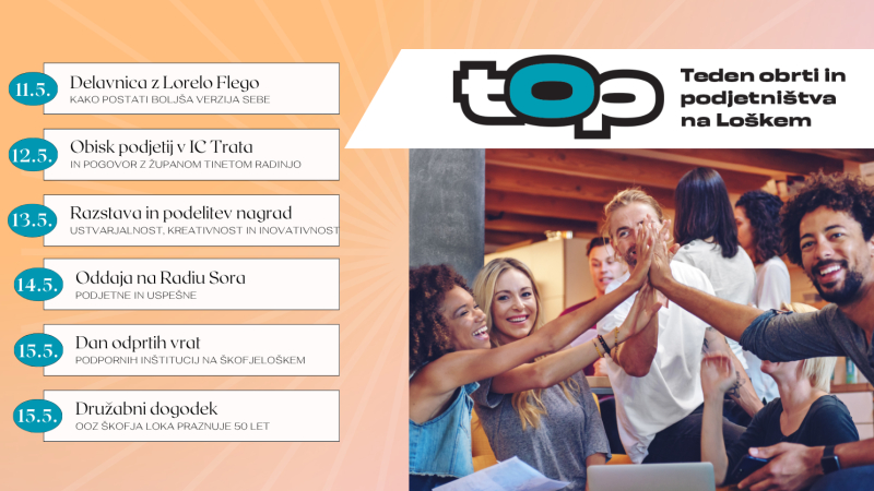 Teden obrti in podjetništva na Loškem – TOP 2026