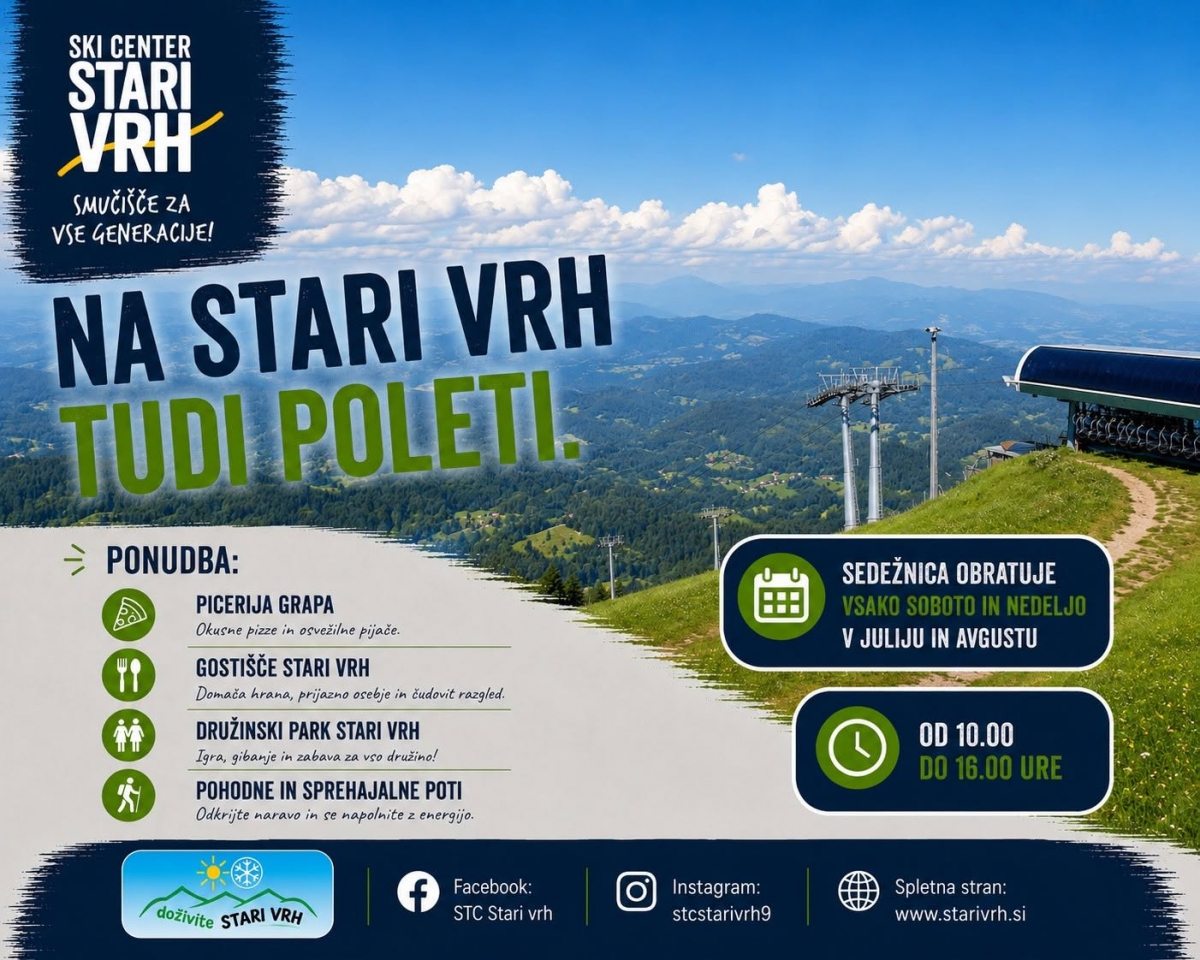 Na Stari Vrh tudi poleti!