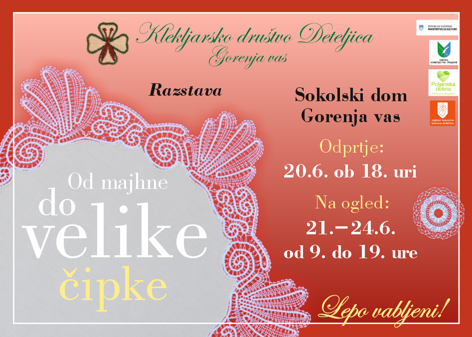 Razstava klekljanih čipk: Od male do velike čipke