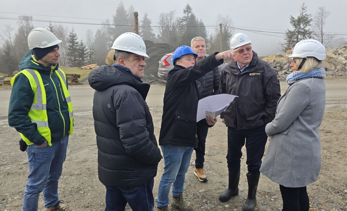 Ogled sanacijskih del na plazu Laze. Foto: MNVP